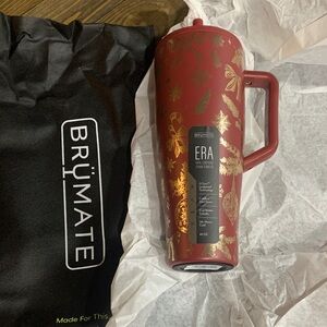 BrüMate ERA Red and Gold Insulated Thermos
